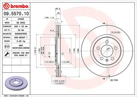 Magneti Marelli 360406048600 - Kočioni disk www.molydon.hr