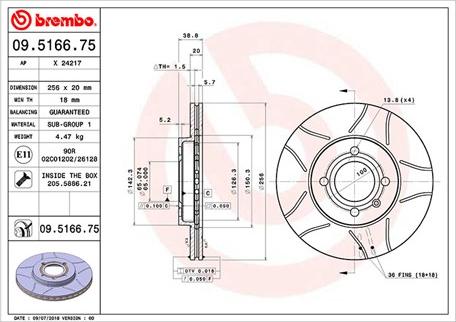 Magneti Marelli 360406048105 - Kočioni disk www.molydon.hr