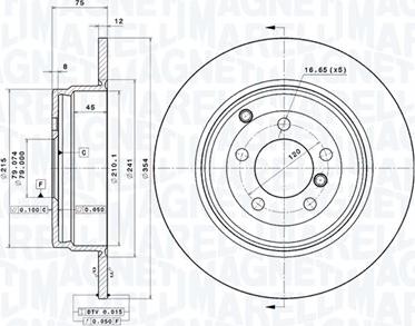 Magneti Marelli 360406054301 - Kočioni disk www.molydon.hr