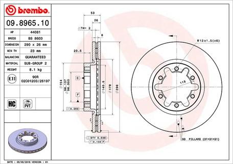 Magneti Marelli 360406055300 - Kočioni disk www.molydon.hr