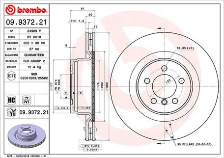 Magneti Marelli 360406055701 - Kočioni disk www.molydon.hr