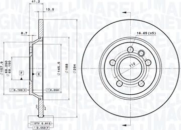 Magneti Marelli 360406050401 - Kočioni disk www.molydon.hr