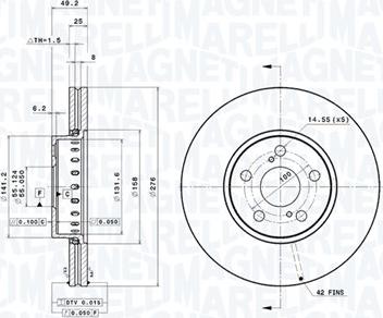 Magneti Marelli 360406058401 - Kočioni disk www.molydon.hr