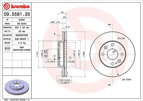 Magneti Marelli 360406052800 - Kočioni disk www.molydon.hr