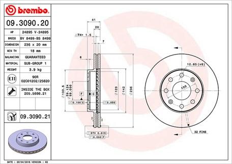 Magneti Marelli 360406052300 - Kočioni disk www.molydon.hr