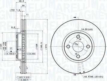 Magneti Marelli 360406057601 - Kočioni disk www.molydon.hr