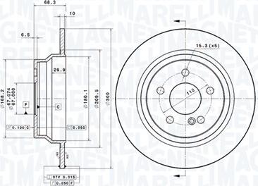 Magneti Marelli 360406057301 - Kočioni disk www.molydon.hr