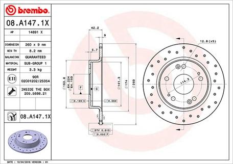 Magneti Marelli 360406065502 - Kočioni disk www.molydon.hr