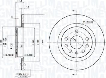 Magneti Marelli 360406065801 - Kočioni disk www.molydon.hr