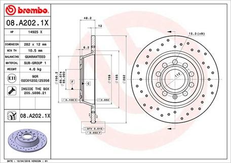 Magneti Marelli 360406060802 - Kočioni disk www.molydon.hr