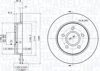 Magneti Marelli 360406060201 - Kočioni disk www.molydon.hr