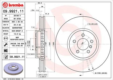 Magneti Marelli 360406068500 - Kočioni disk www.molydon.hr