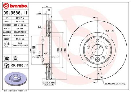 Magneti Marelli 360406068000 - Kočioni disk www.molydon.hr