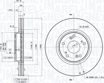 Magneti Marelli 360406063201 - Kočioni disk www.molydon.hr