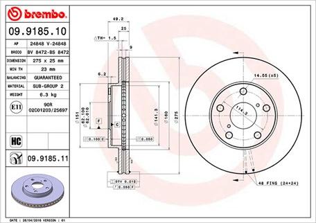 Magneti Marelli 360406009100 - Kočioni disk www.molydon.hr