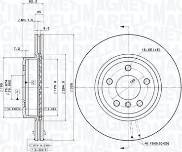 Magneti Marelli 360406004101 - Kočioni disk www.molydon.hr