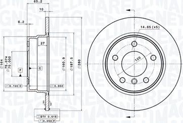 Magneti Marelli 360406004801 - Kočioni disk www.molydon.hr