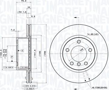 Magneti Marelli 360406004701 - Kočioni disk www.molydon.hr