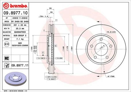 Magneti Marelli 360406005200 - Kočioni disk www.molydon.hr