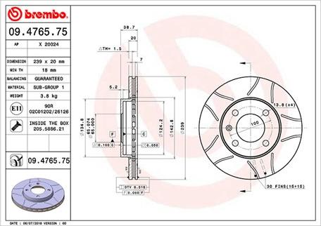 Magneti Marelli 360406000905 - Kočioni disk www.molydon.hr