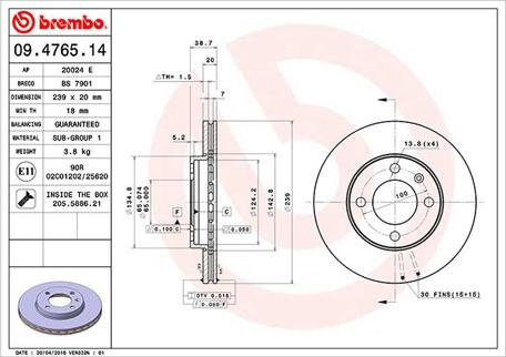 Magneti Marelli 360406000900 - Kočioni disk www.molydon.hr