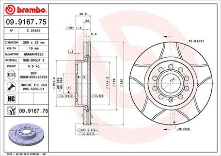 Magneti Marelli 360406002005 - Kočioni disk www.molydon.hr