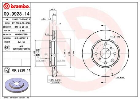 Magneti Marelli 360406019200 - Kočioni disk www.molydon.hr