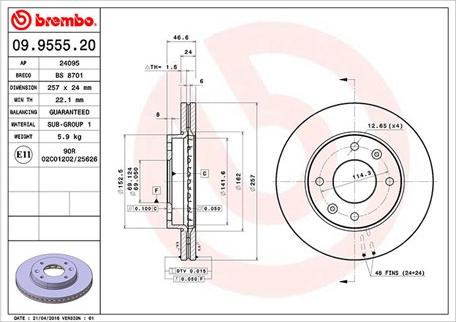 Magneti Marelli 360406019700 - Kočioni disk www.molydon.hr