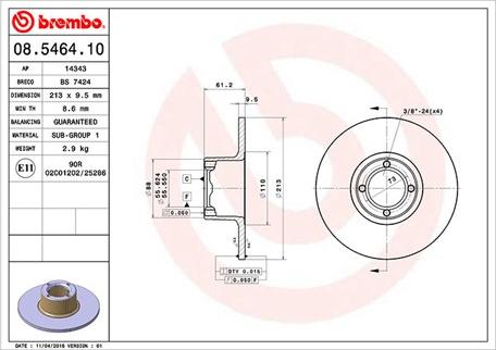 Magneti Marelli 360406014000 - Kočioni disk www.molydon.hr