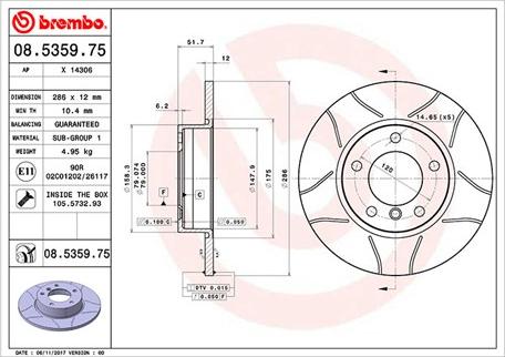 Magneti Marelli 360406015905 - Kočioni disk www.molydon.hr