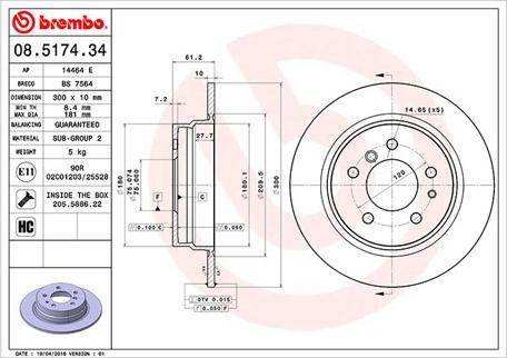 Magneti Marelli 360406015600 - Kočioni disk www.molydon.hr