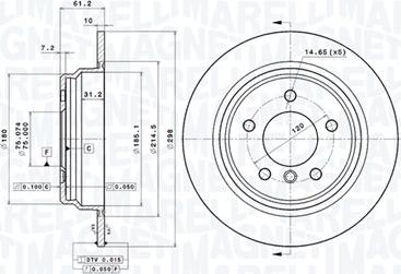 Magneti Marelli 360406016401 - Kočioni disk www.molydon.hr