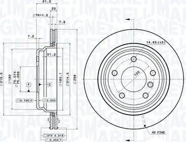 Magneti Marelli 360406016501 - Kočioni disk www.molydon.hr