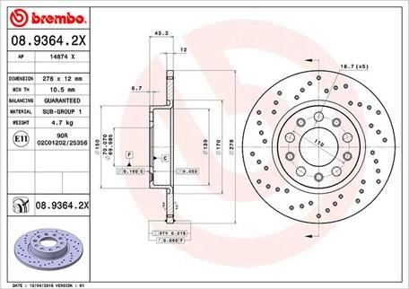 Magneti Marelli 360406011402 - Kočioni disk www.molydon.hr