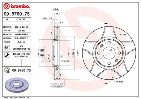 Magneti Marelli 360406018905 - Kočioni disk www.molydon.hr