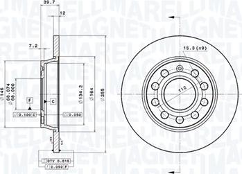 Magneti Marelli 360406013401 - Kočioni disk www.molydon.hr