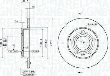 Magneti Marelli 360406012201 - Kočioni disk www.molydon.hr