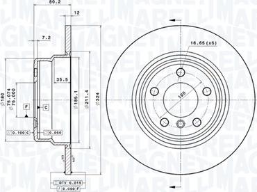 Magneti Marelli 360406017001 - Kočioni disk www.molydon.hr