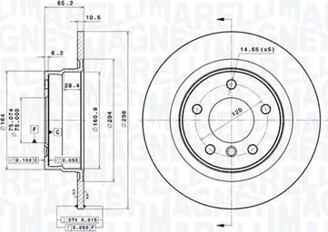 Magneti Marelli 360406089301 - Kočioni disk www.molydon.hr