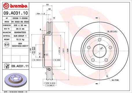 Magneti Marelli 360406089200 - Kočioni disk www.molydon.hr