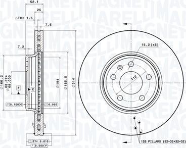 Magneti Marelli 360406081401 - Kočioni disk www.molydon.hr