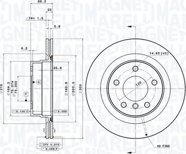 Magneti Marelli 360406087101 - Kočioni disk www.molydon.hr