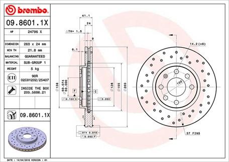 Magneti Marelli 360406039502 - Kočioni disk www.molydon.hr