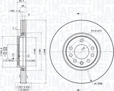 Magneti Marelli 360406039701 - Kočioni disk www.molydon.hr