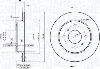 Magneti Marelli 360406035701 - Kočioni disk www.molydon.hr