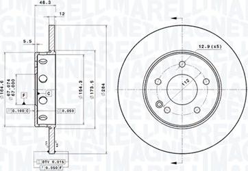 Magneti Marelli 360406031901 - Kočioni disk www.molydon.hr