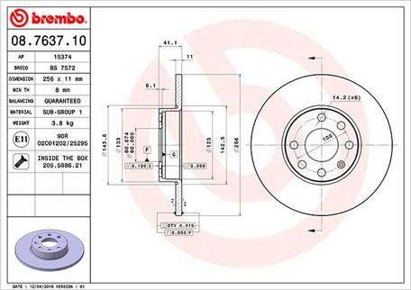 Magneti Marelli 360406038600 - Kočioni disk www.molydon.hr