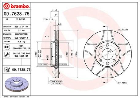 Magneti Marelli 360406038705 - Kočioni disk www.molydon.hr