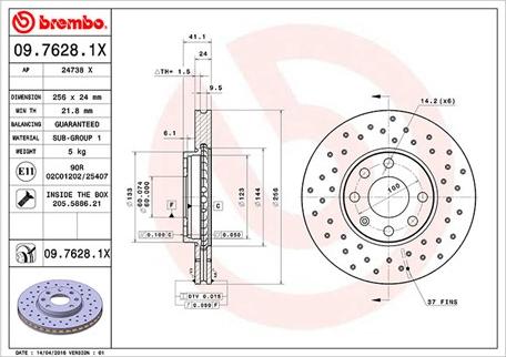 Magneti Marelli 360406038702 - Kočioni disk www.molydon.hr