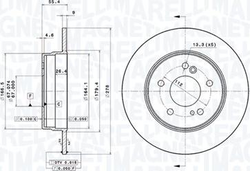 Magneti Marelli 360406032101 - Kočioni disk www.molydon.hr